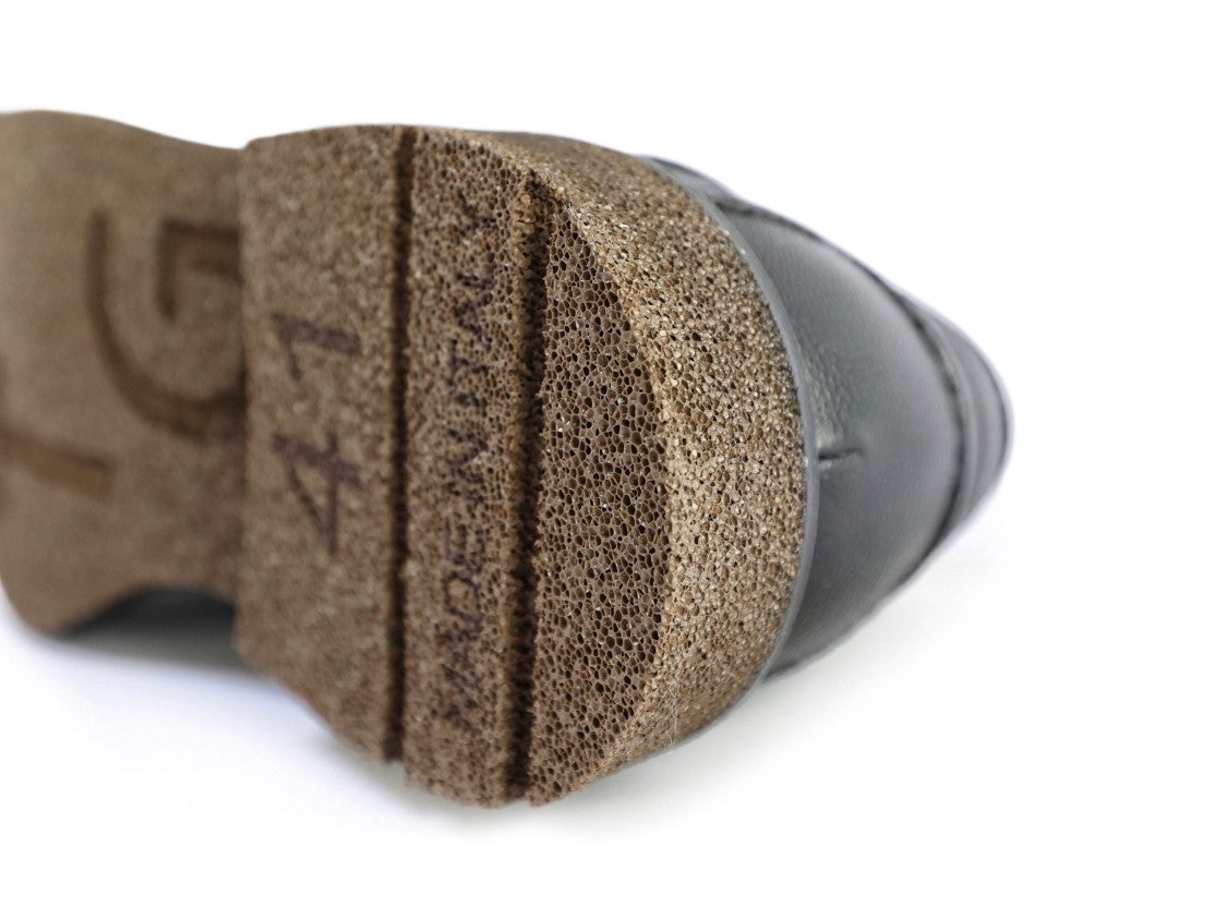 Ton Gout Brogue Detail Mocassino Lucas Shoes In Brown Montone