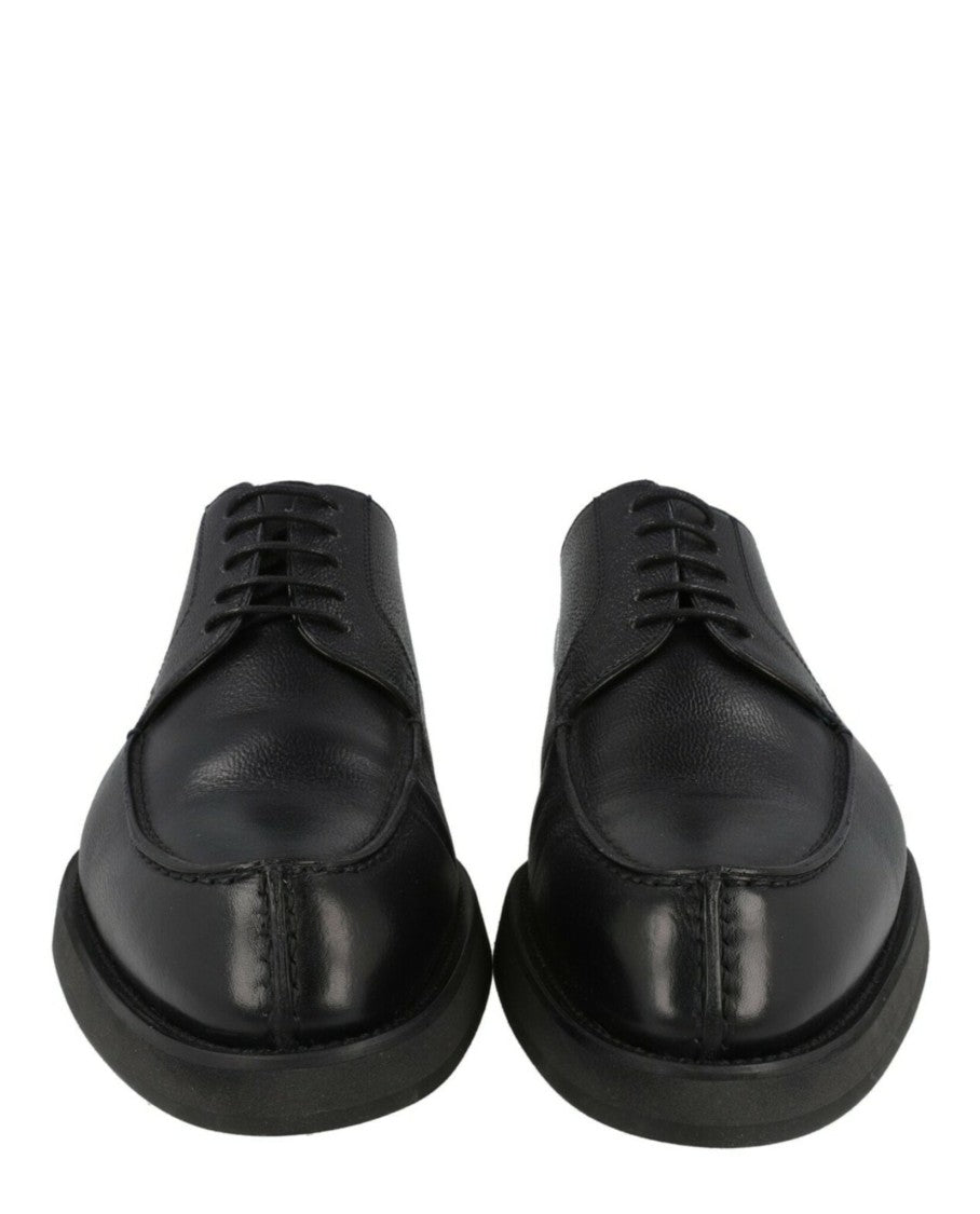 Brioni Textured-Leather Derby Shoes