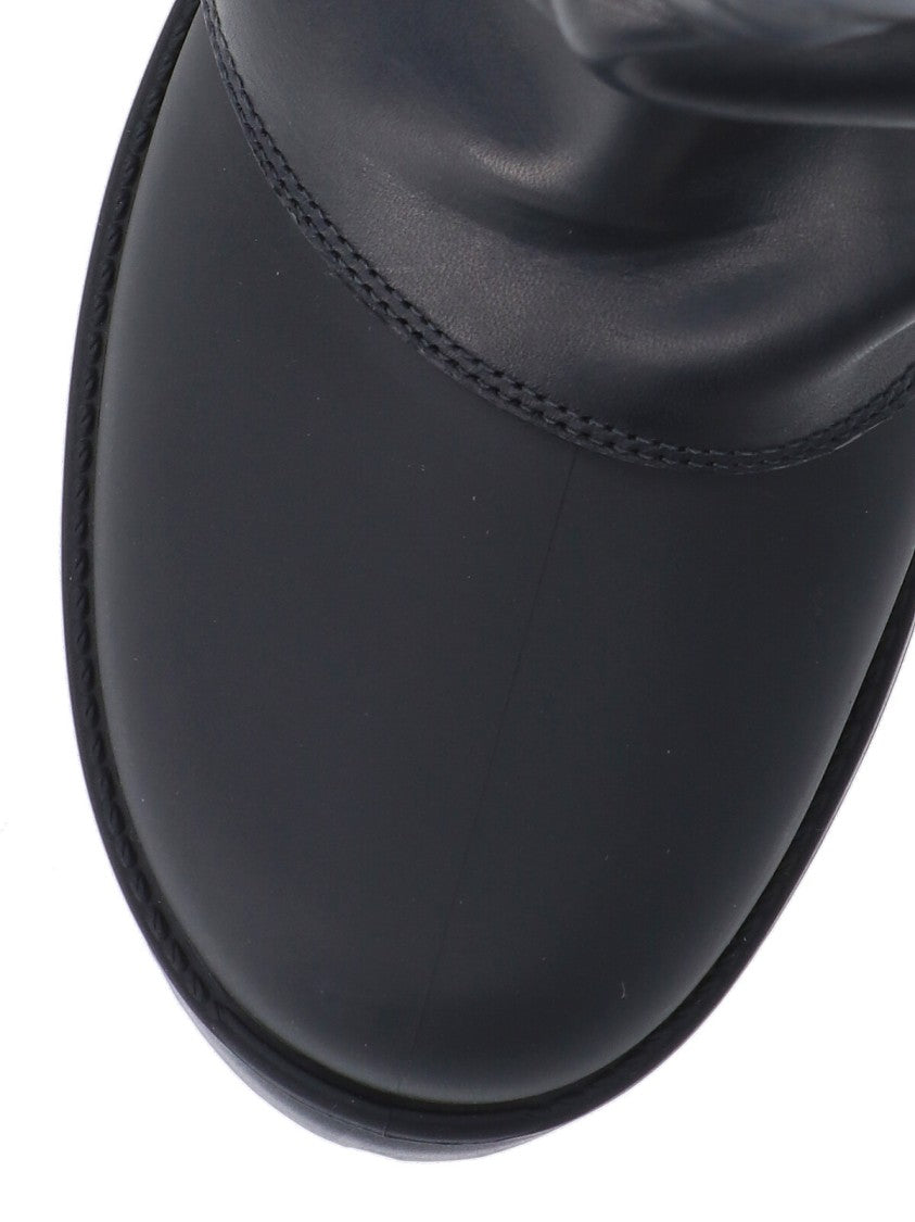 Dolce & Gabbana Tall Black Leather Boots