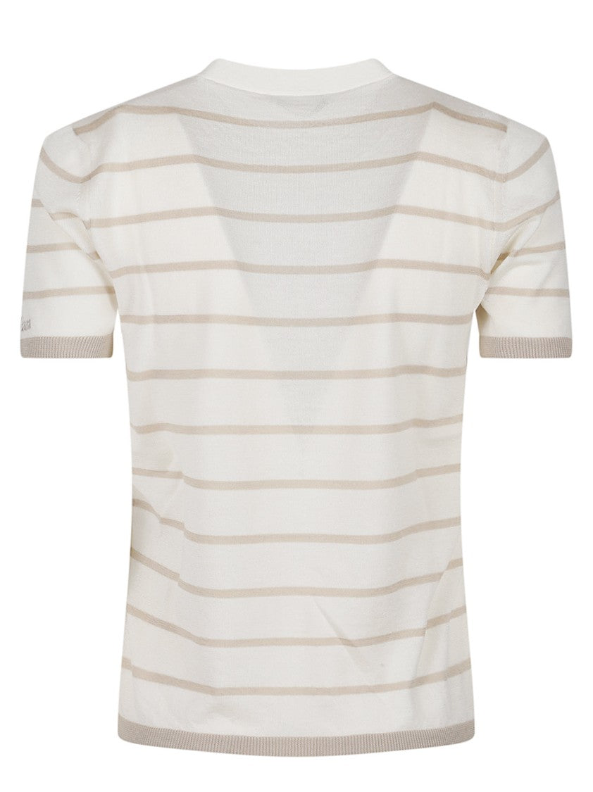Max Mara Mxpfavetta Short Sleeve Cashmere Blend Sweater