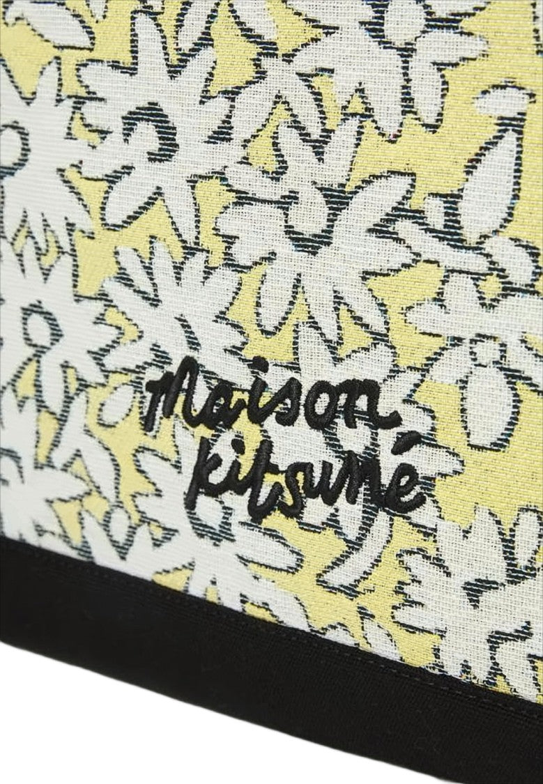 Maison Kitsuné Medium Floral Pattern Tote Bag