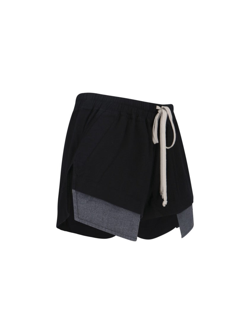 Drkshdw By Rick Owens "Fog Boxers" Shorts – Black/Gray