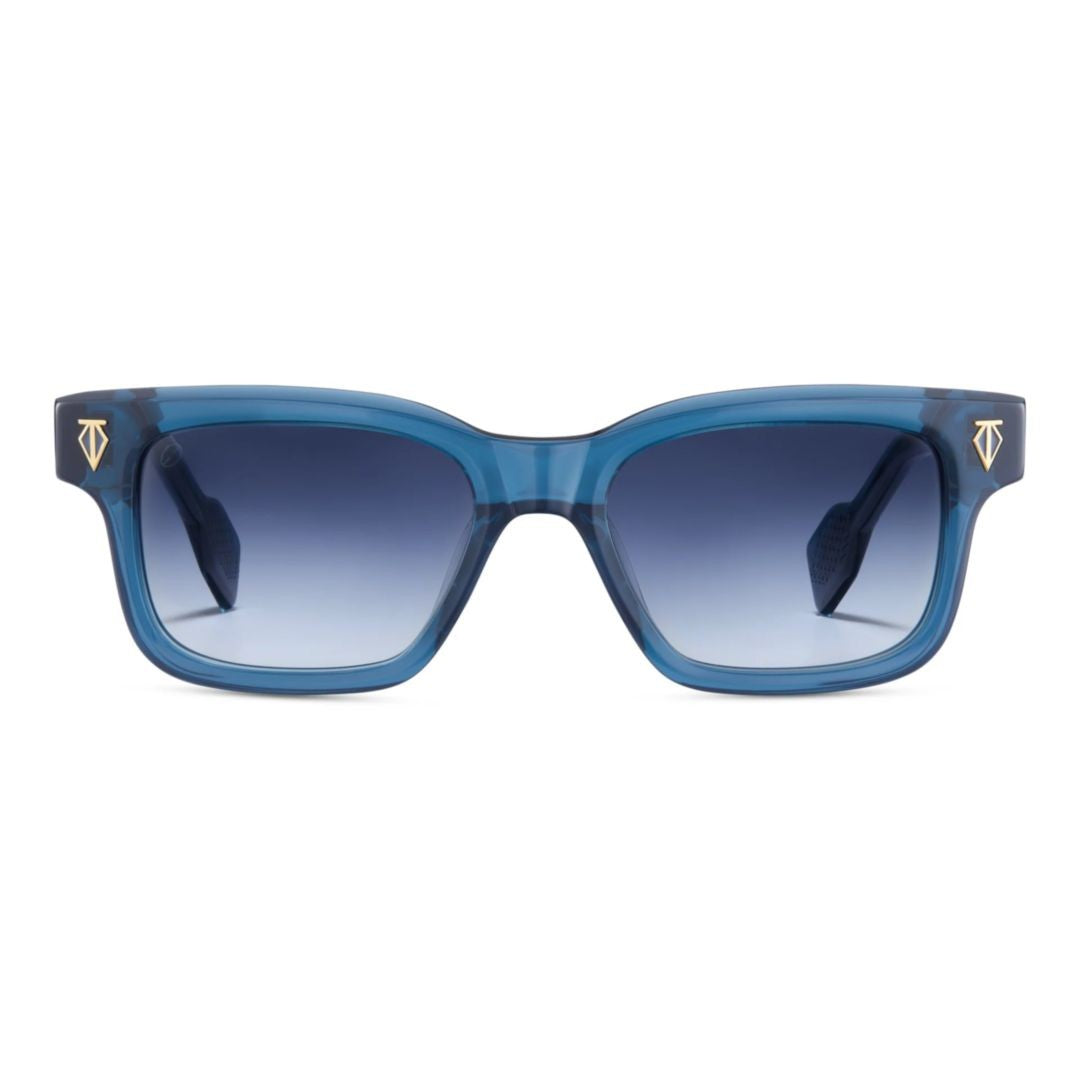 T Henri Daytona Square Acetate Sunglasses With Gold-Tone Accents