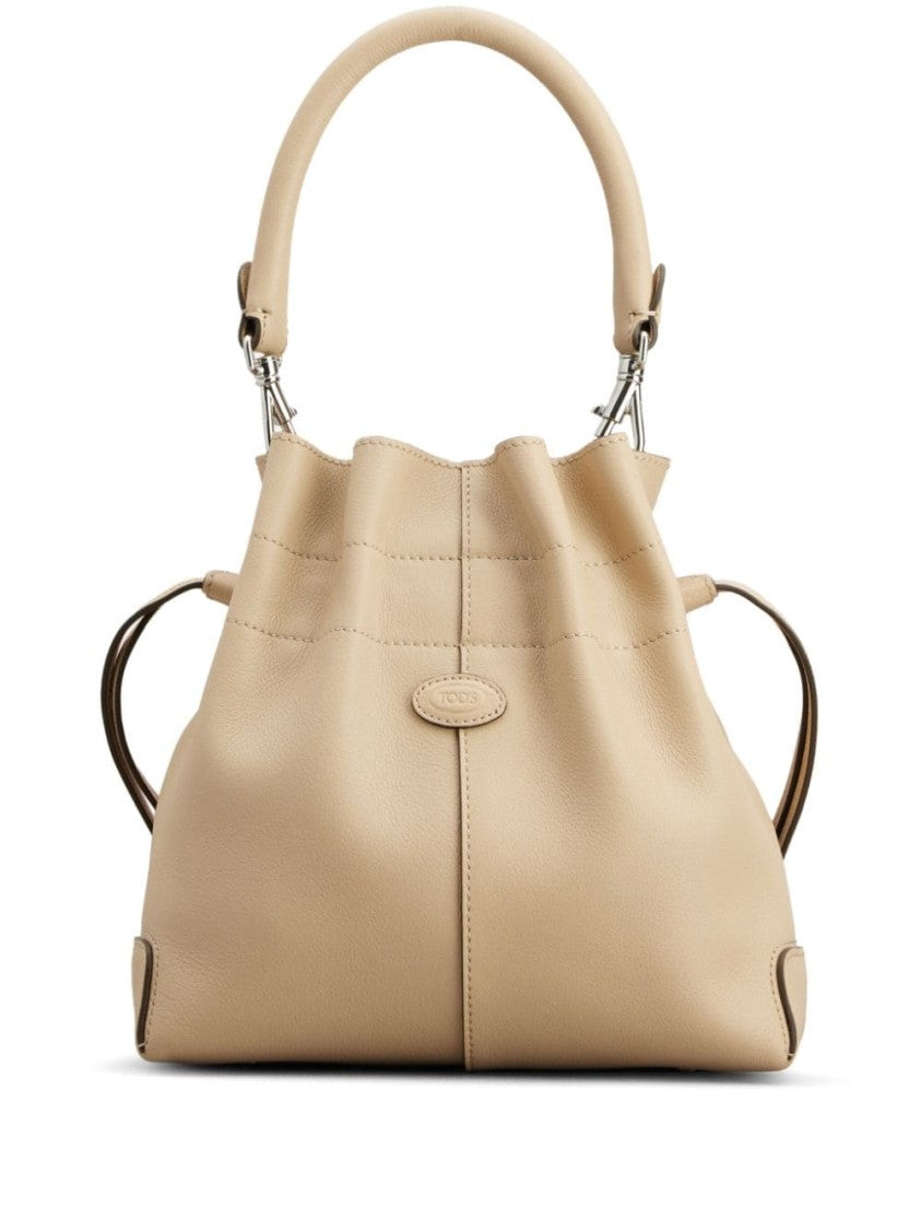 Tod's Calfskin Shoulder Bag With Spacious Interior And Modern Design