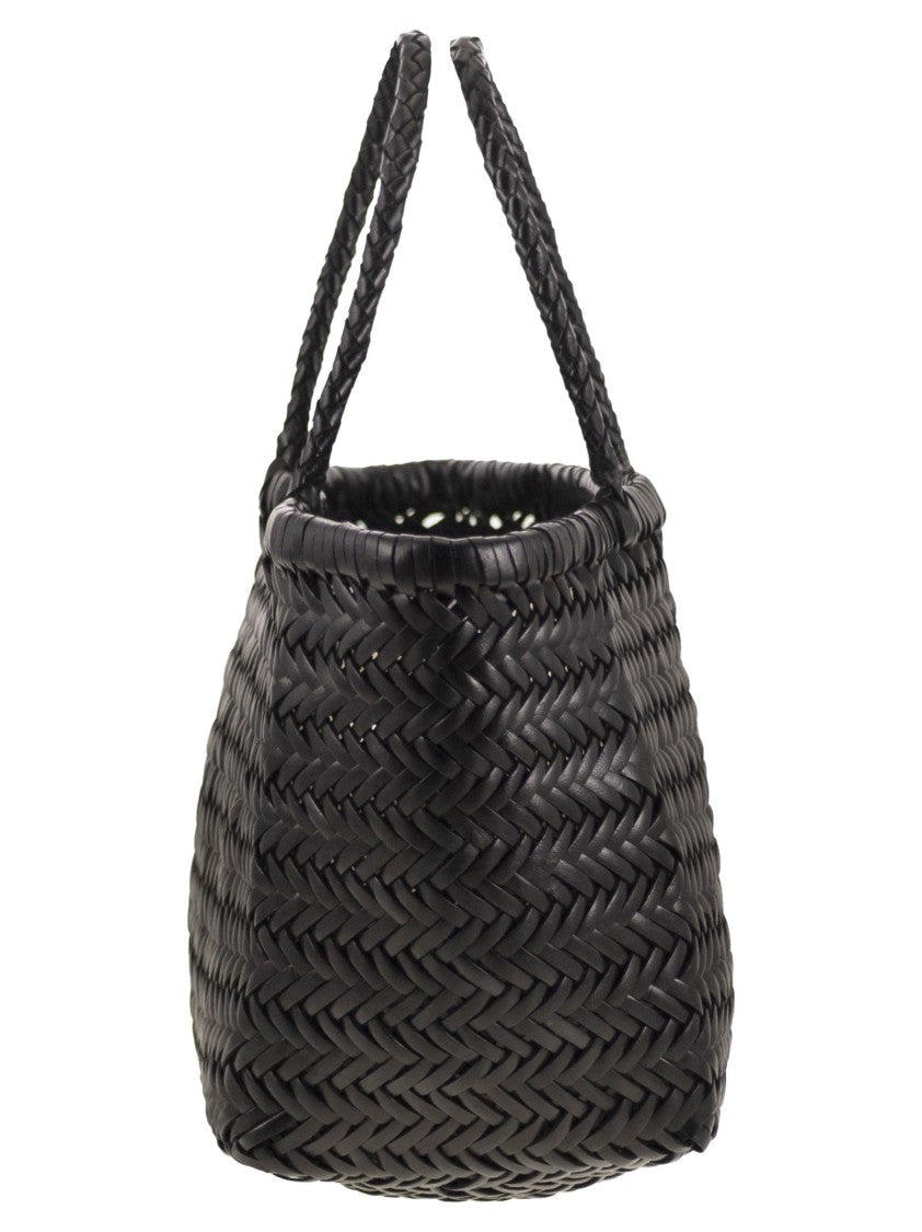Dragon Triple Jump Small - Woven Leather Bag