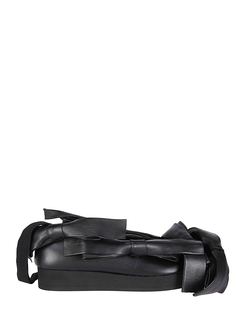 Comme Des Garçons X Phileo Cowhide Leather Black Shoes With Refined Finish
