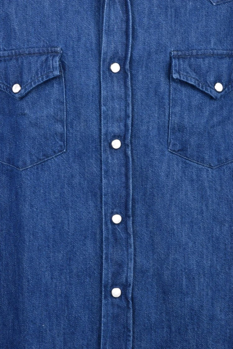 Alessandro Gherardi Blue Oxford Cotton Men's Oxford Shirt