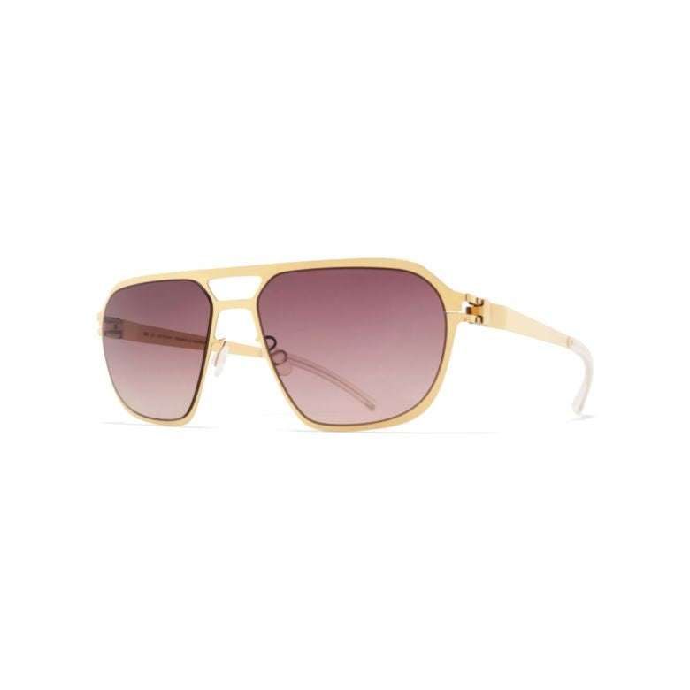 Mykita Sinclair Geometric Gold Sunglasses