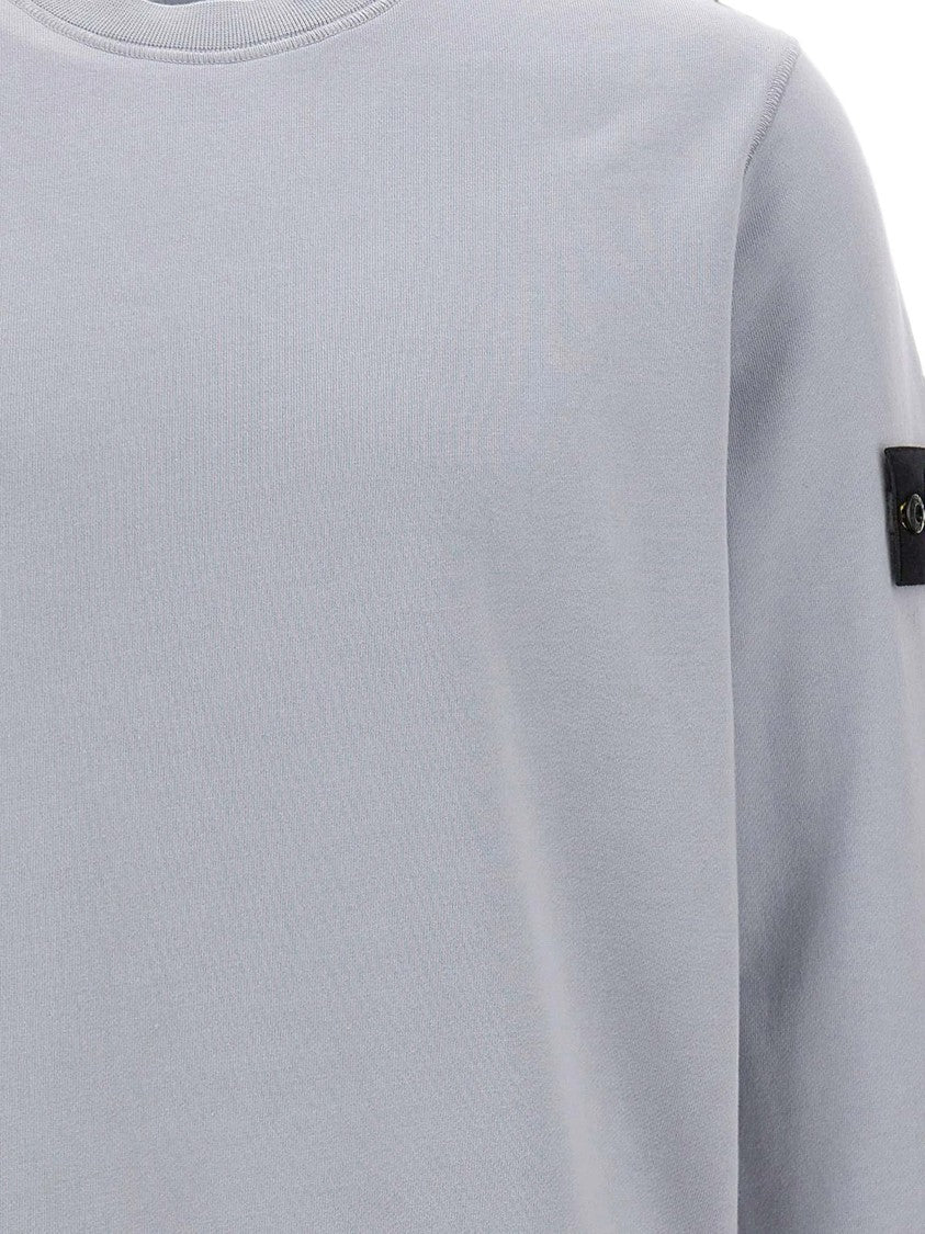 Stone Island Cotton Logo Sweatshirt