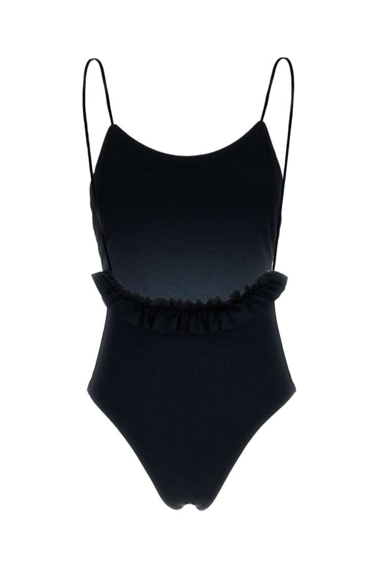 Jacquemus Black Le Maillot Cabana Swimsuit