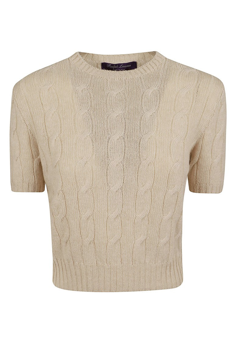 Polo Ralph Lauren Pure Cashmere Cable-Knit Crewneck Pullover