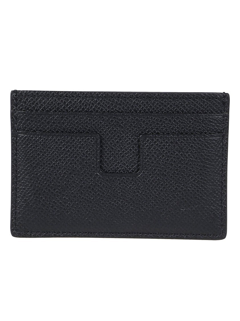 Tom Ford T Line Classic Calf Leather Credit Card Holder