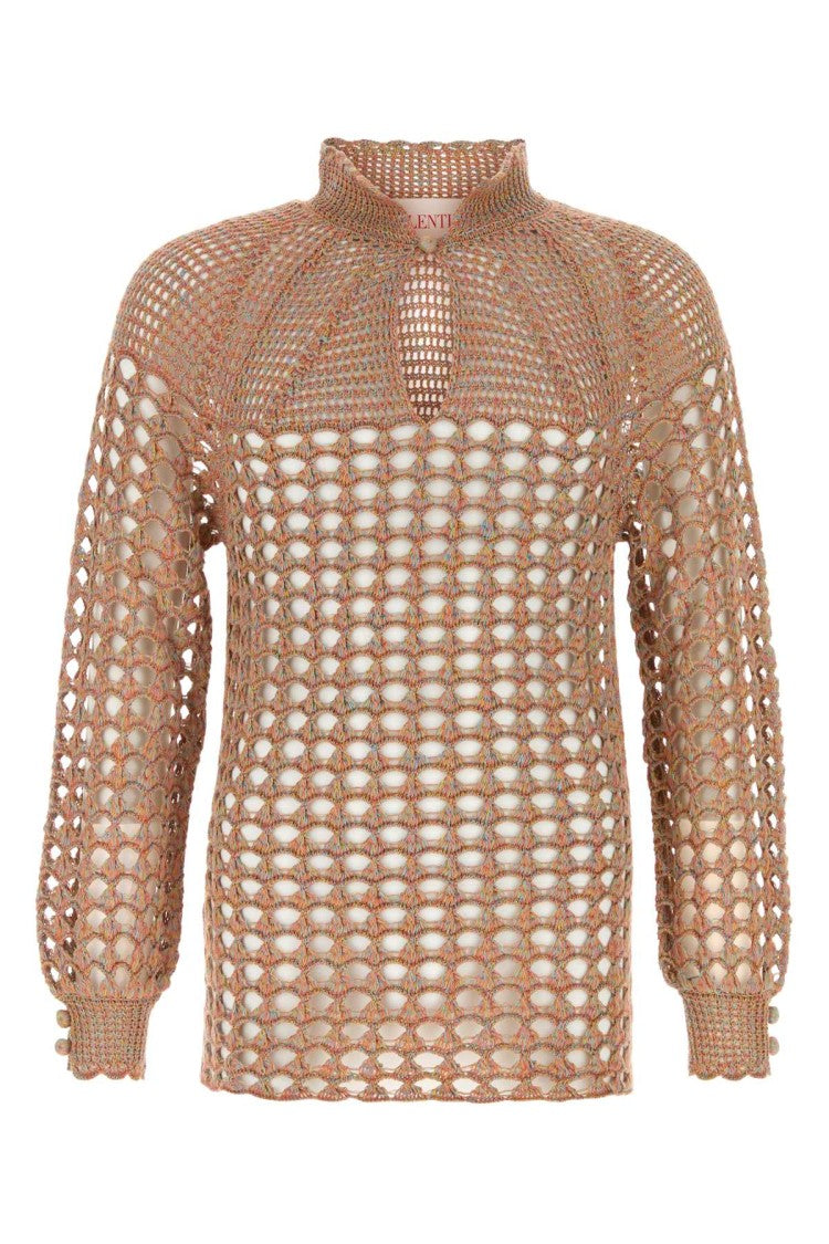 Valentino Garavani Multicolor Crochet Sweater