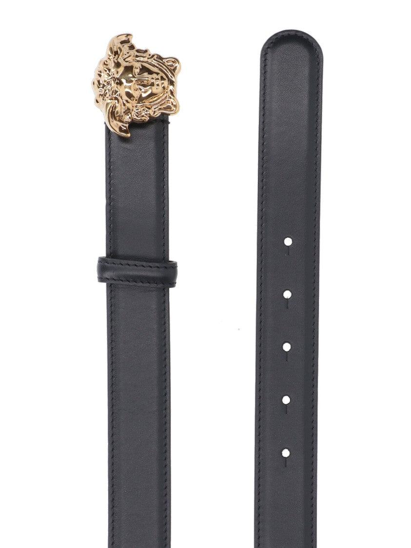 Versace "La Medusa" Belt – Black