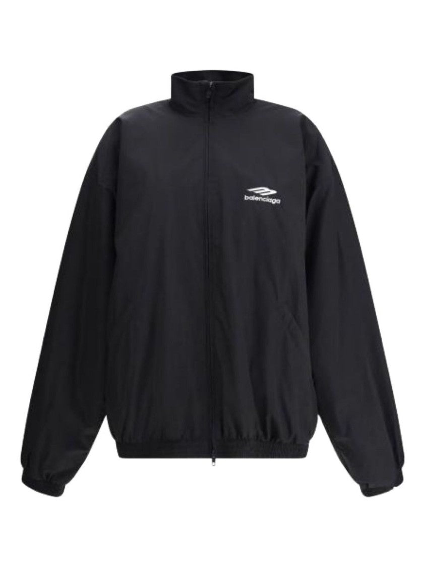 Balenciaga Black Nylon Tracksuit Jacket