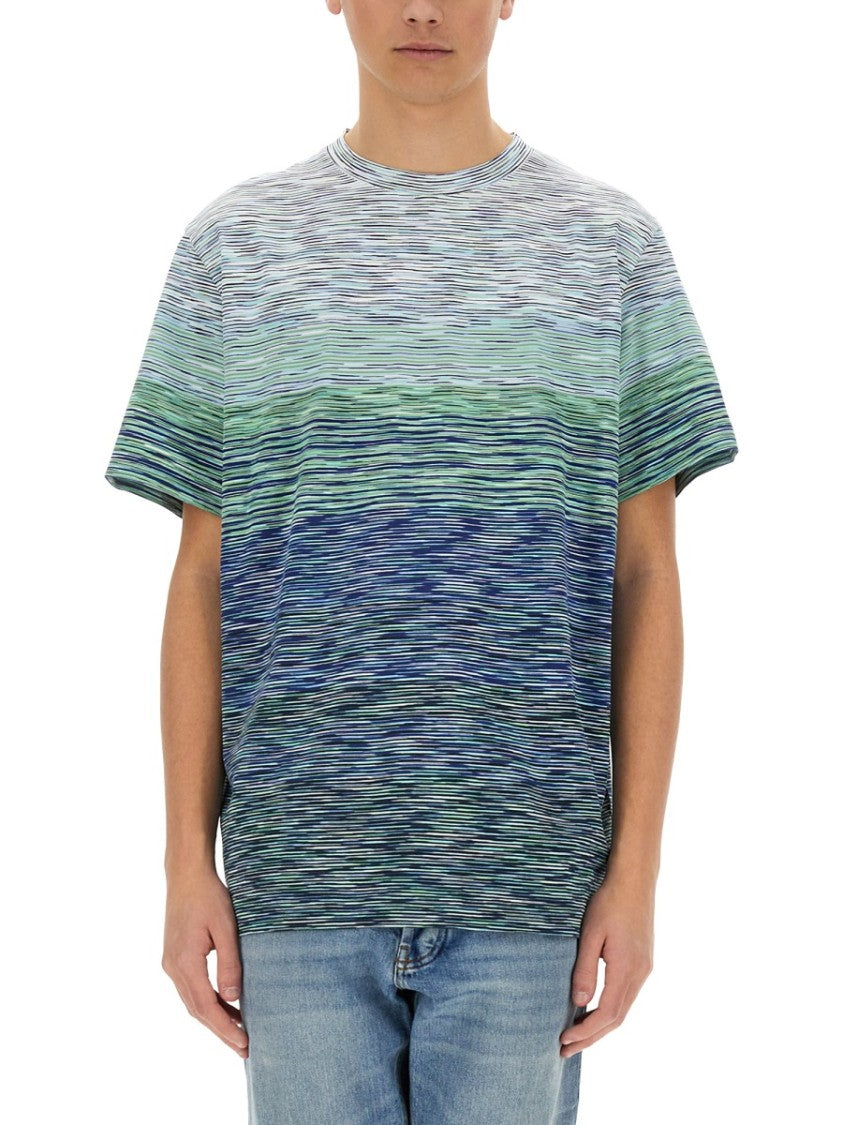 Missoni Degradé Flamed Cotton T-Shirt