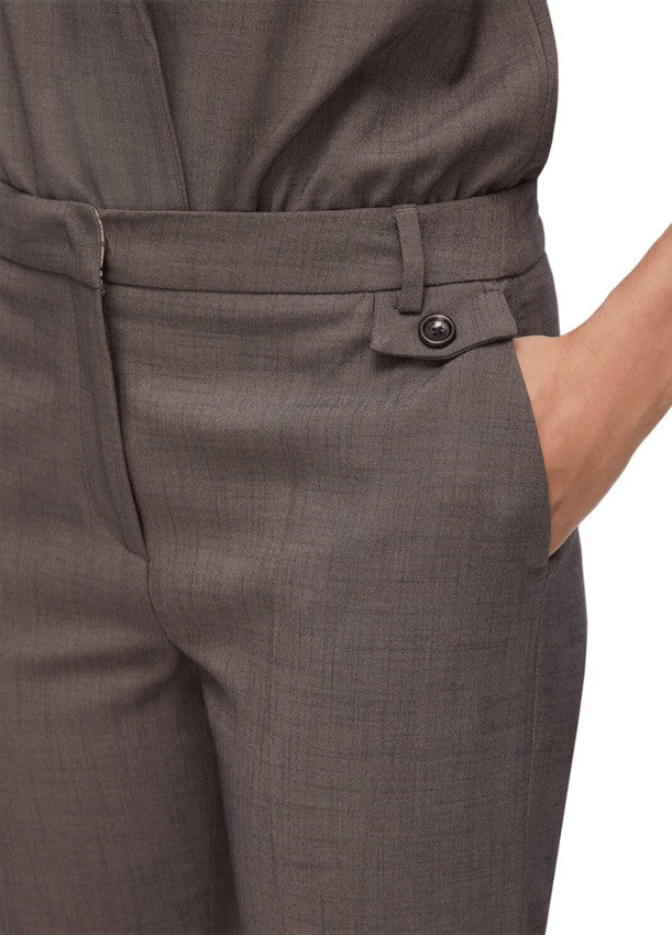 Liu Jo Straight Leg Trousers With Cuffed Hem