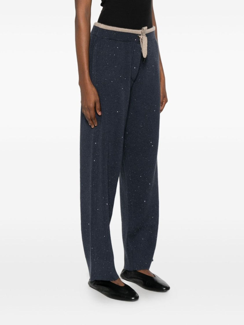 Brunello Cucinelli Straight-Leg Tailored Trousers With Clean Minimalist Design