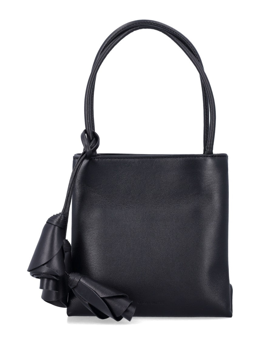 Magda Butrym Julia Rose Charm Structured Shoulder Bag