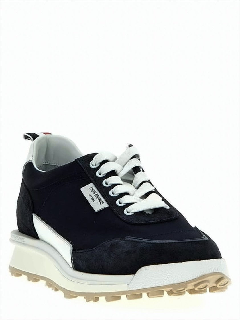 Thom Browne Low-Top Sneakers Crafted From Premium Calf Leather