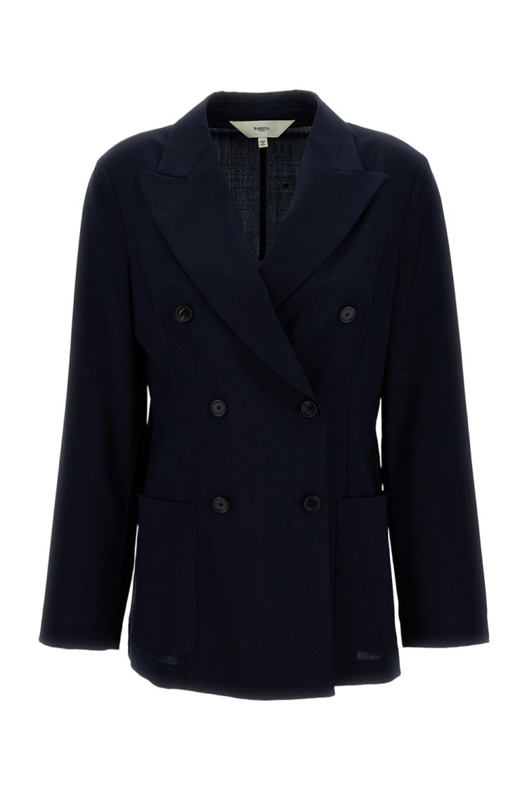 Barena Tailored Double-Breasted Blazer With Front Button Fastening