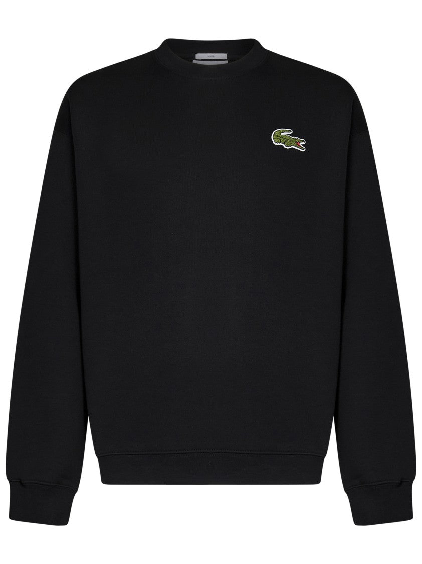 Lacoste Black Organic Cotton Sweatshirt