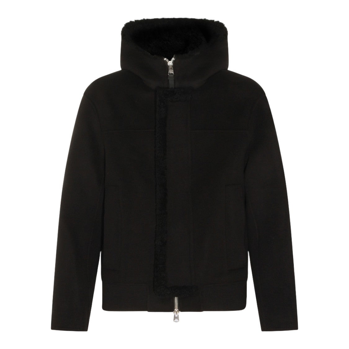 Mackage Black Jacket With High Collar