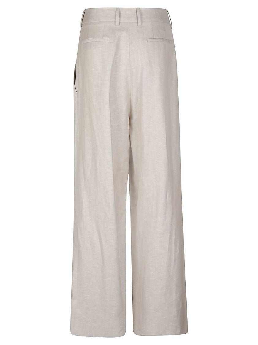 Pt Torino Frankie High Waist Wide Leg Pants