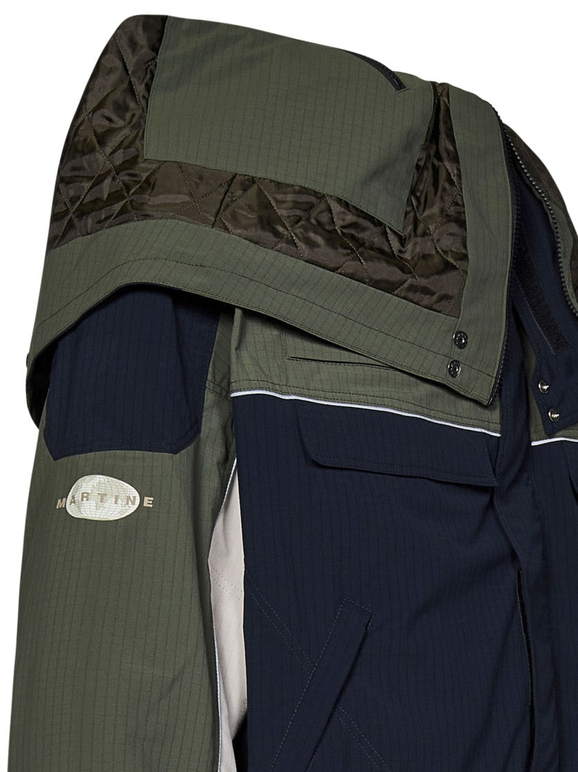 Martine Rose Fit Casual Jacket With Quilted Hood