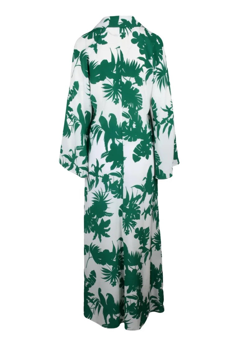 Max Mara Fluid White Silk Chiffon Dress