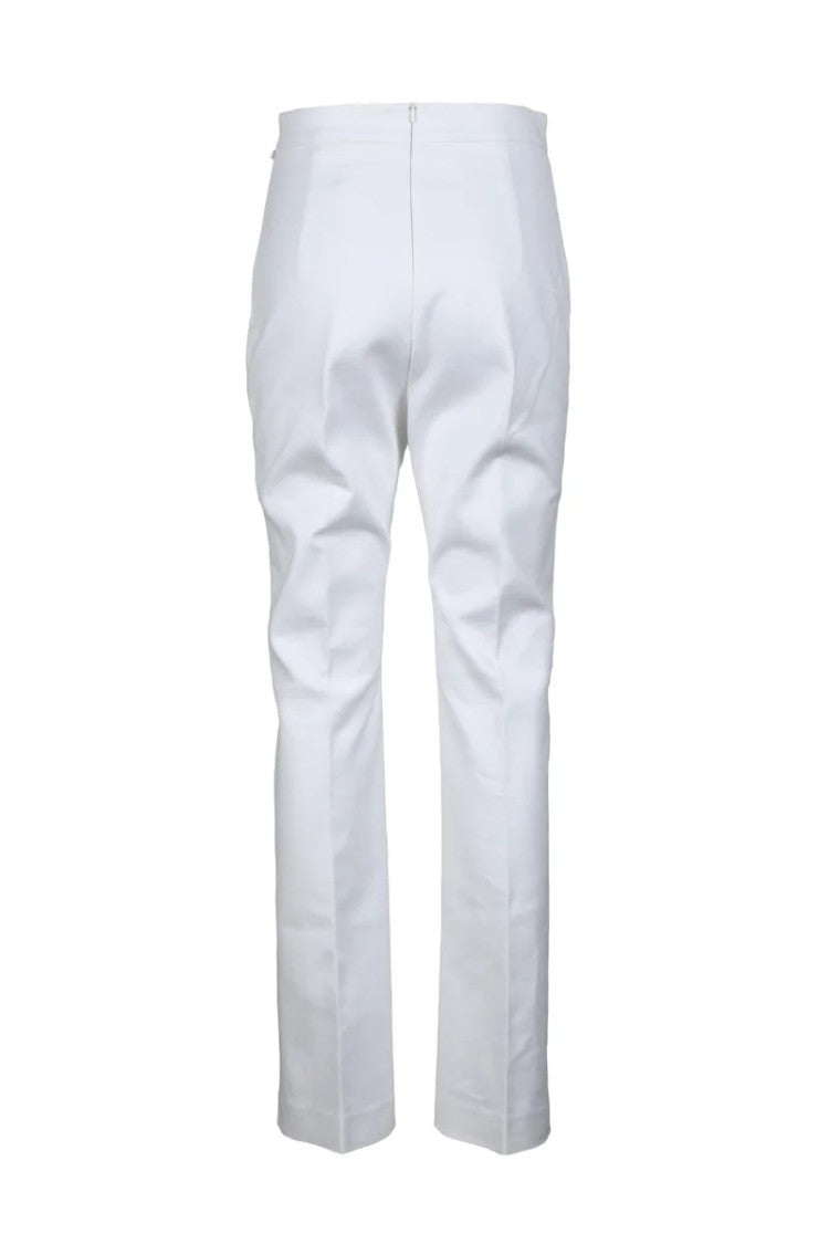 Sportmax Cotton Stretch Trousers - White