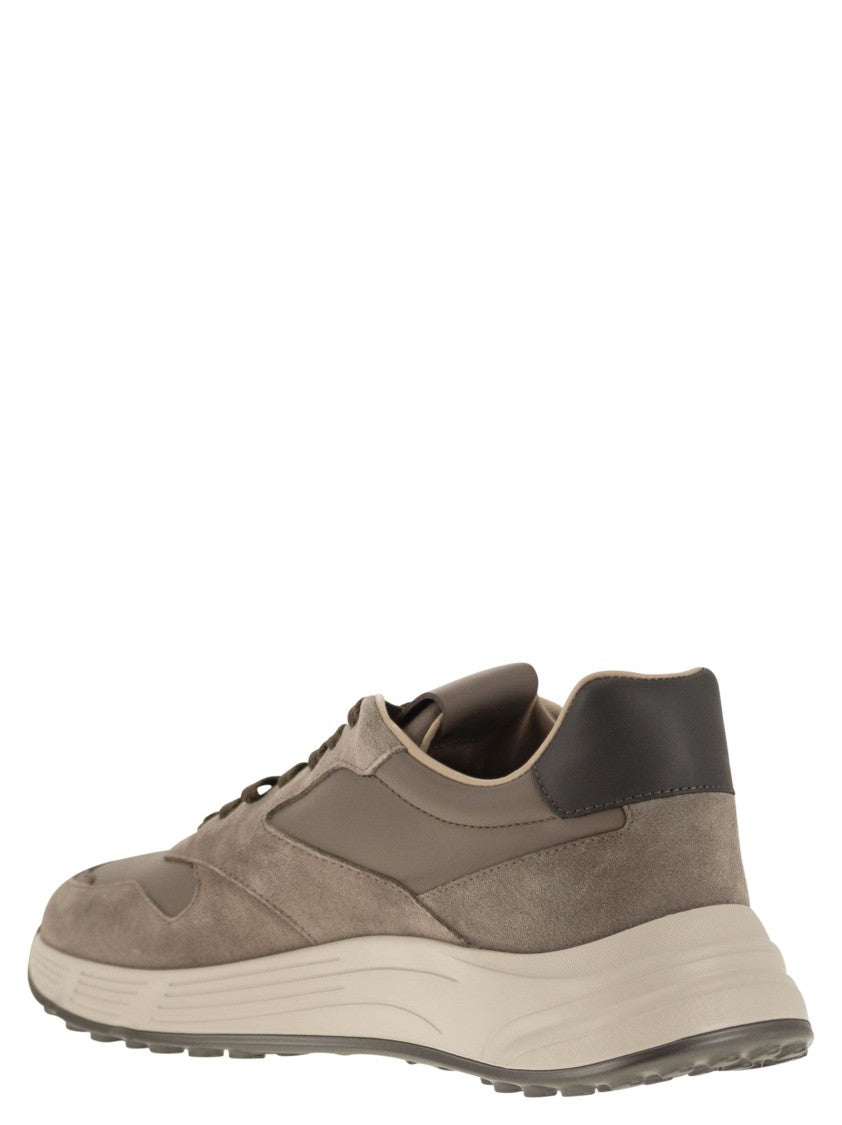 Hogan Hyperlight Trainers In Suede And Fabric