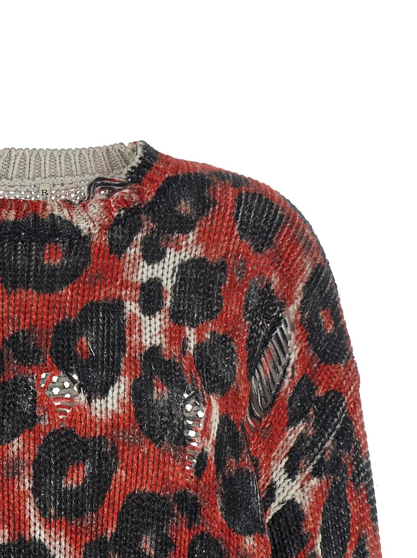 R13 Torn Sweater