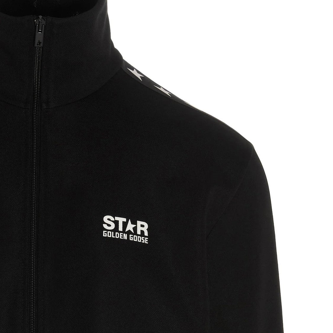 Golden Goose Zipped Track Jacket With Contrasting Star Detailing