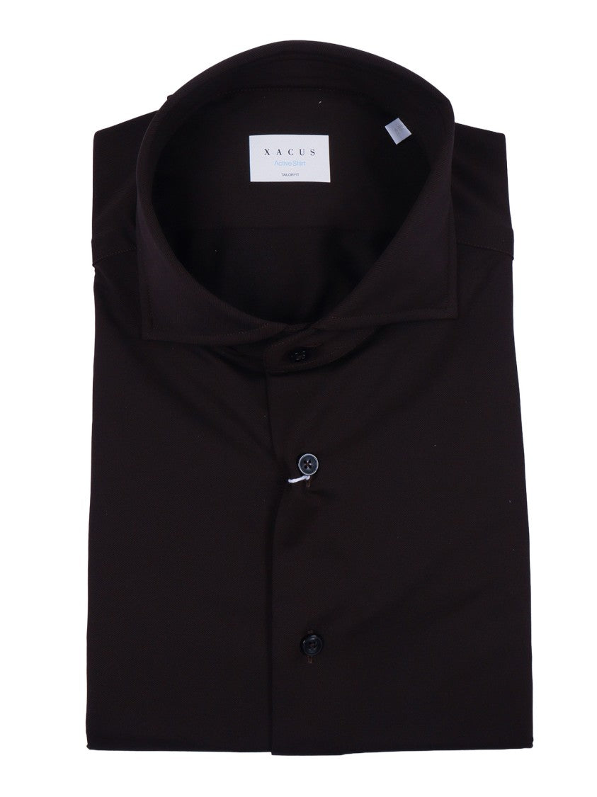 Xacus Tailored Black Classic Casual Shirt