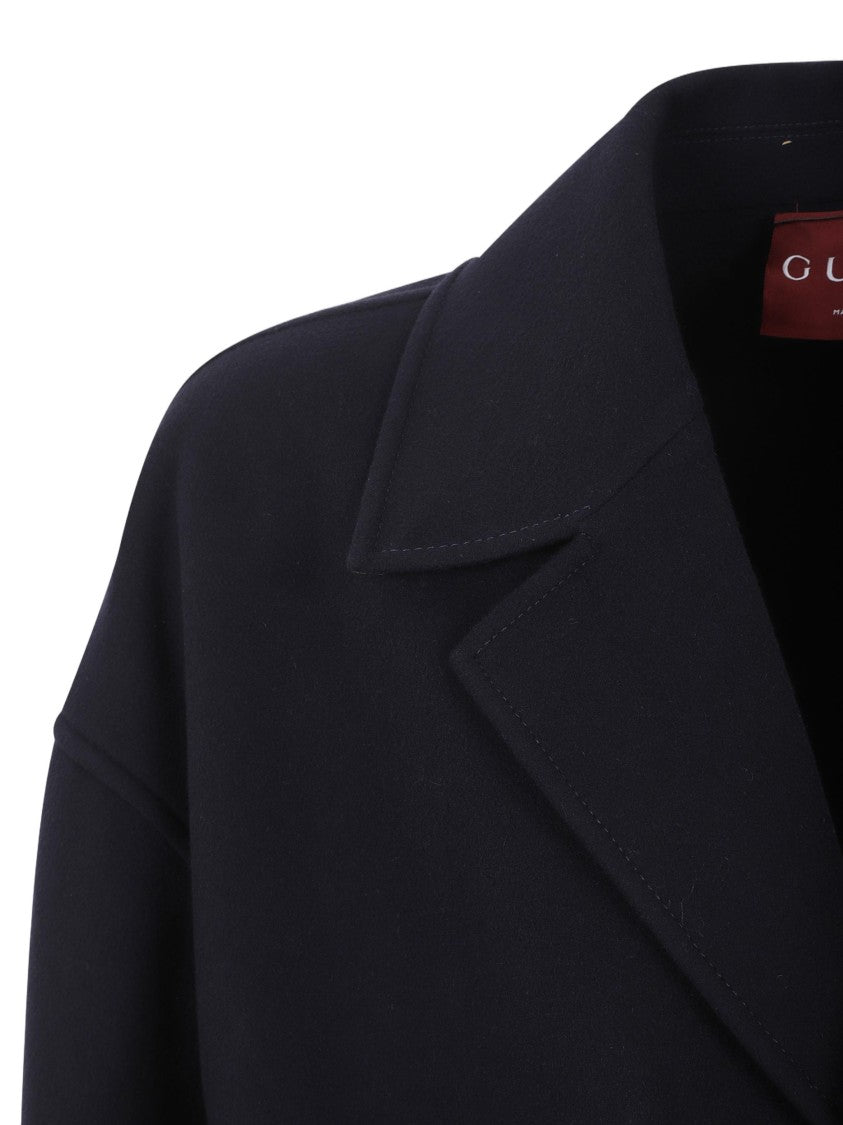 Gucci Tailored Wool Blend Spw Coat