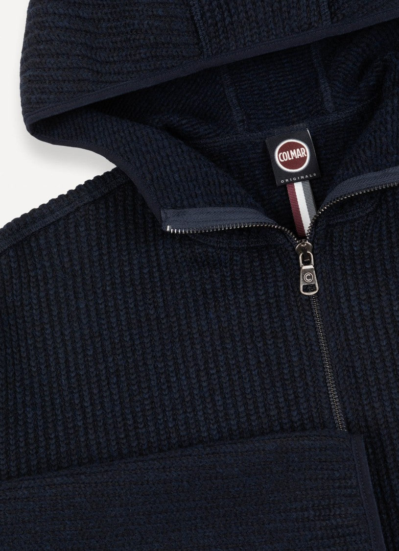 Colmar Originals Ribbed Hooded Jacket With Structured Fit
