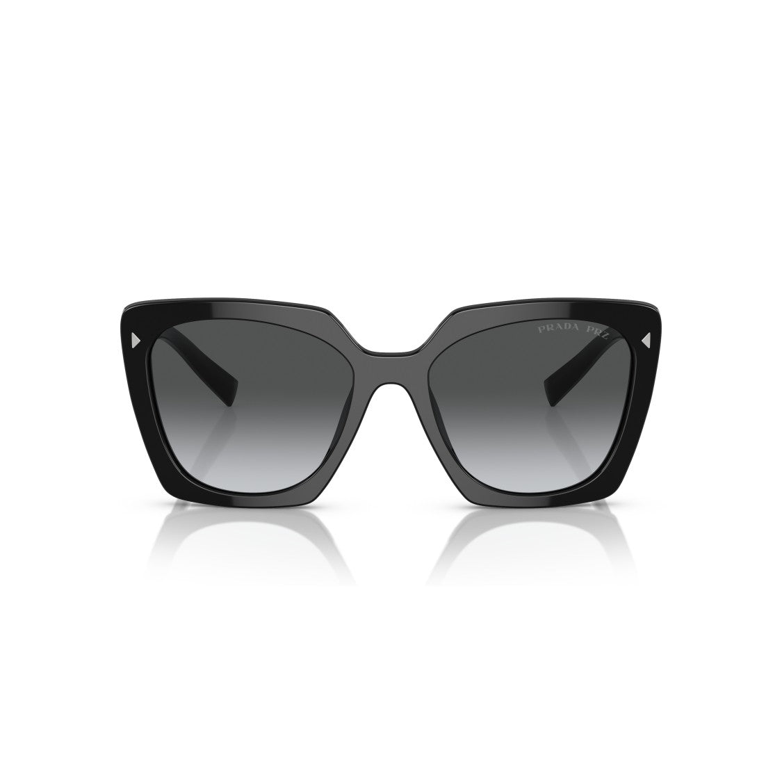 Prada 0Pr 23Zs Oversized Black Acetate Sunglasses