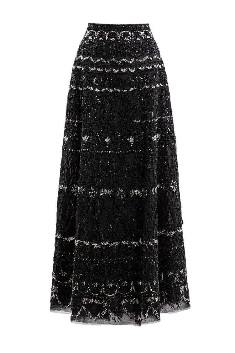Saiid Kobeisy Corset With Beaded Skirt