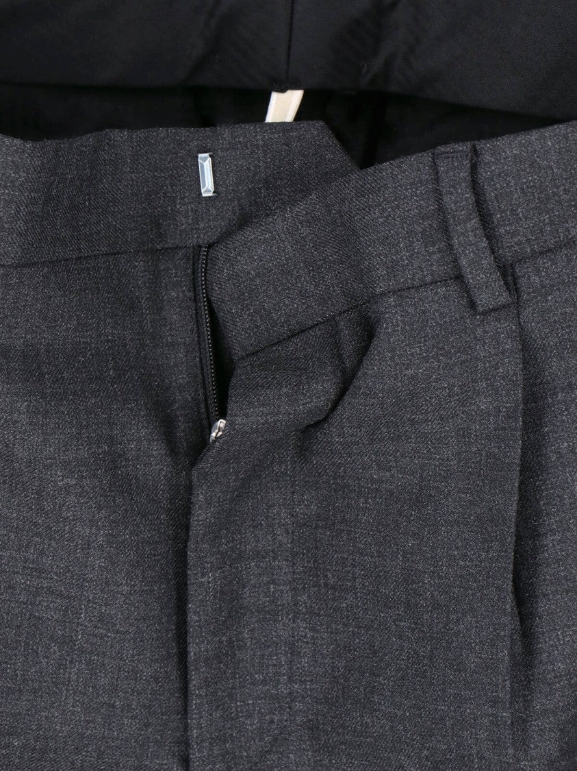 Sunflower Straight-Leg Trousers With Front Pleats