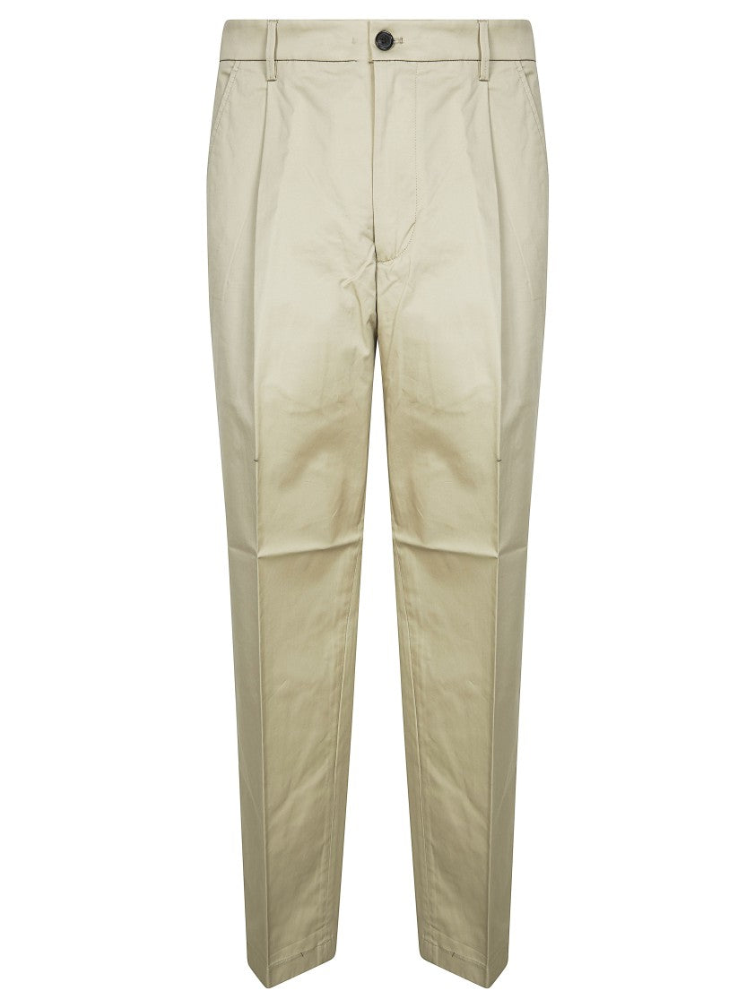 Department 5 Wide Leg Single Pleat Trousers