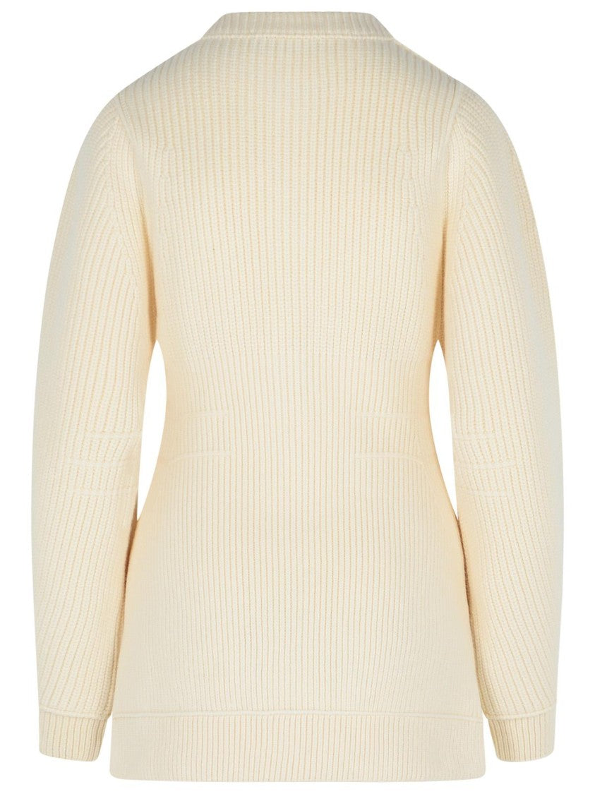 Lanvin Ivory Wool Cardigan