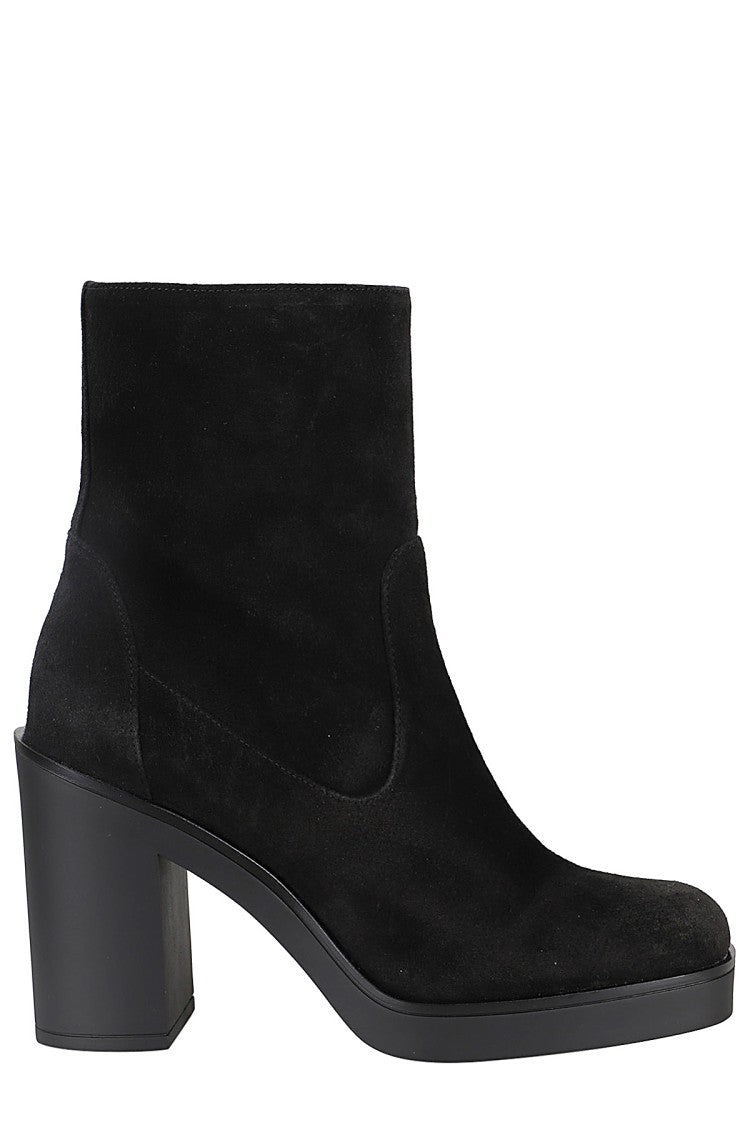 Stuart Weitzman Bethenny 80 Suede Ankle Boot