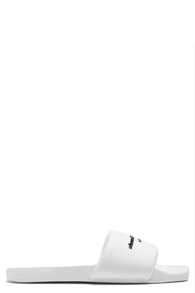 Alexander Wang White Leather Sandals