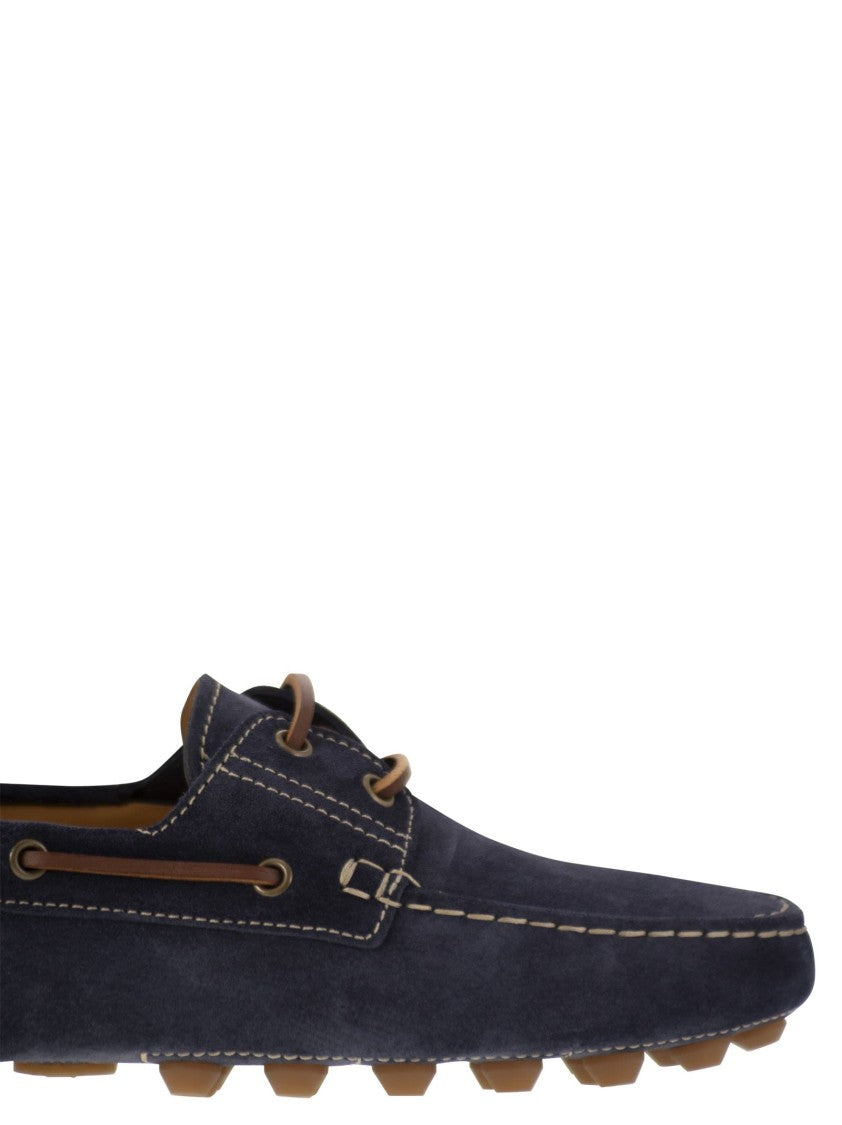 Tod's Rubber Bubble Suede Boat