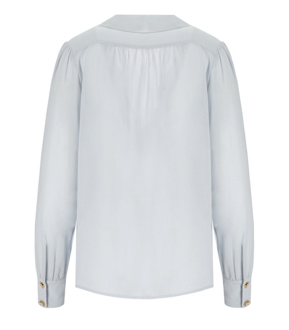 Elisabetta Franchi Stralight Blouse With Necklace