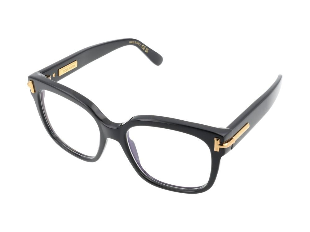 Tom Ford Black Ft6030-B Acetate Oversized Glasses