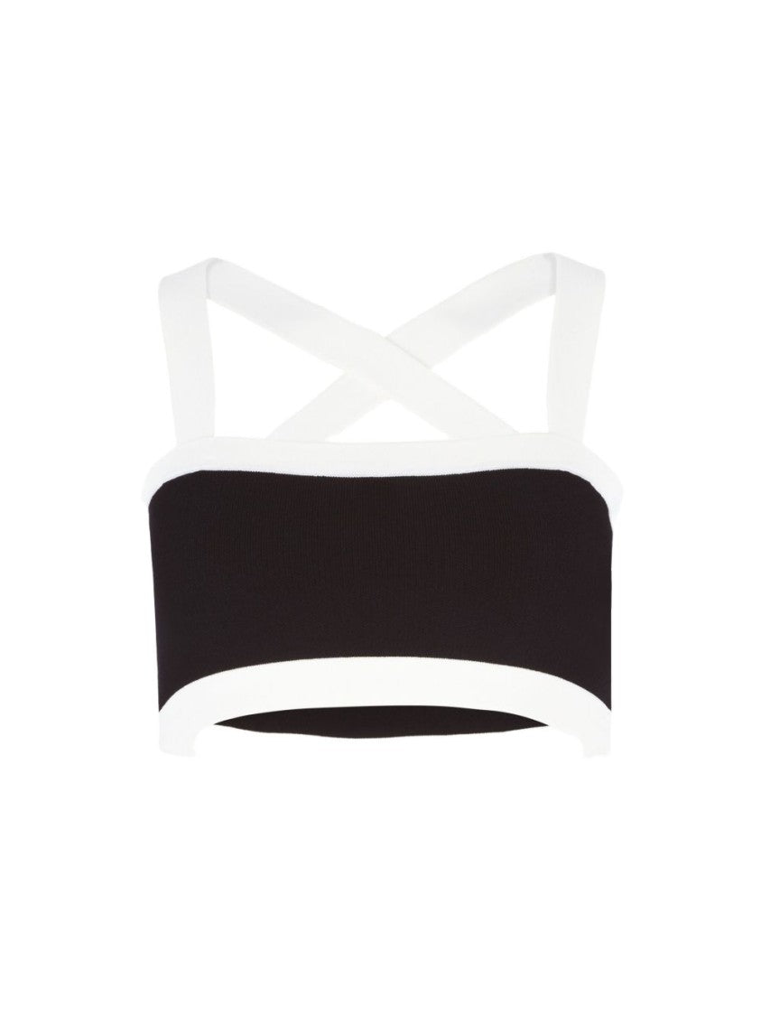 Nina Ricci Cropped Black Top