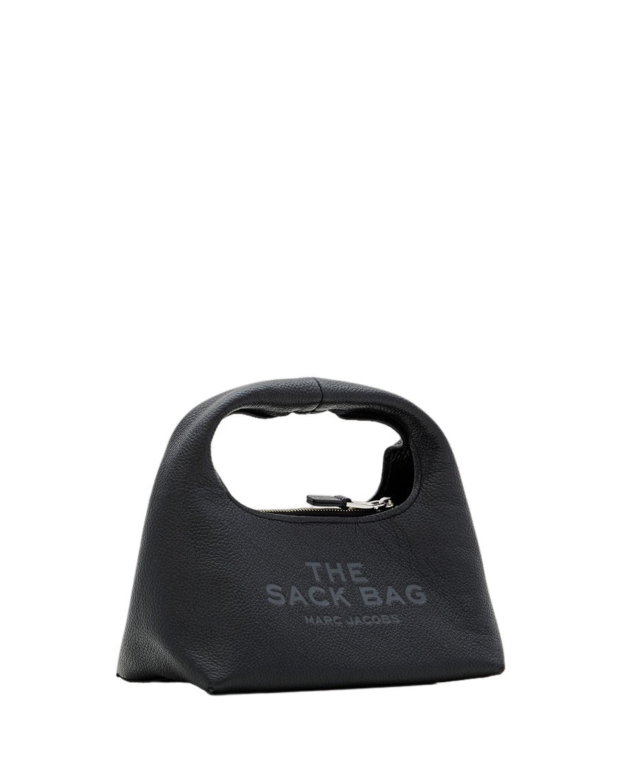 Marc Jacobs Mini Sack Grained Leather Handbag With Internal Pouch