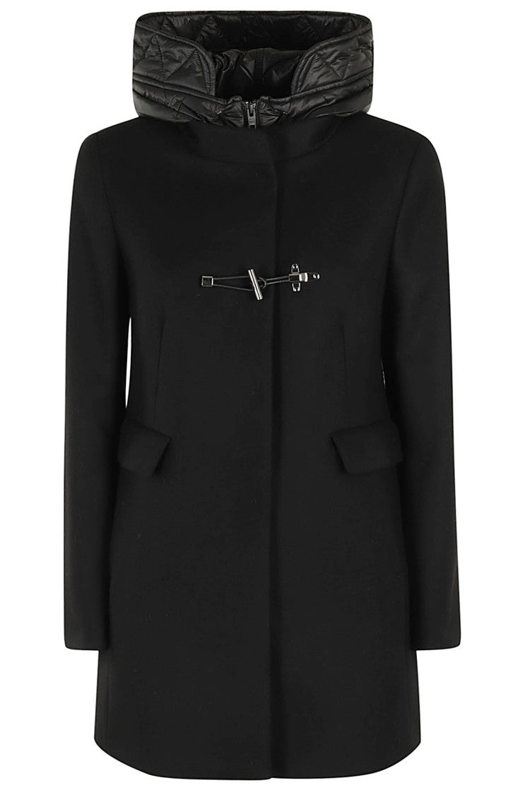 Fay Nylon Front Db Toggle Coat